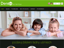 Tablet Screenshot of dentin.pl